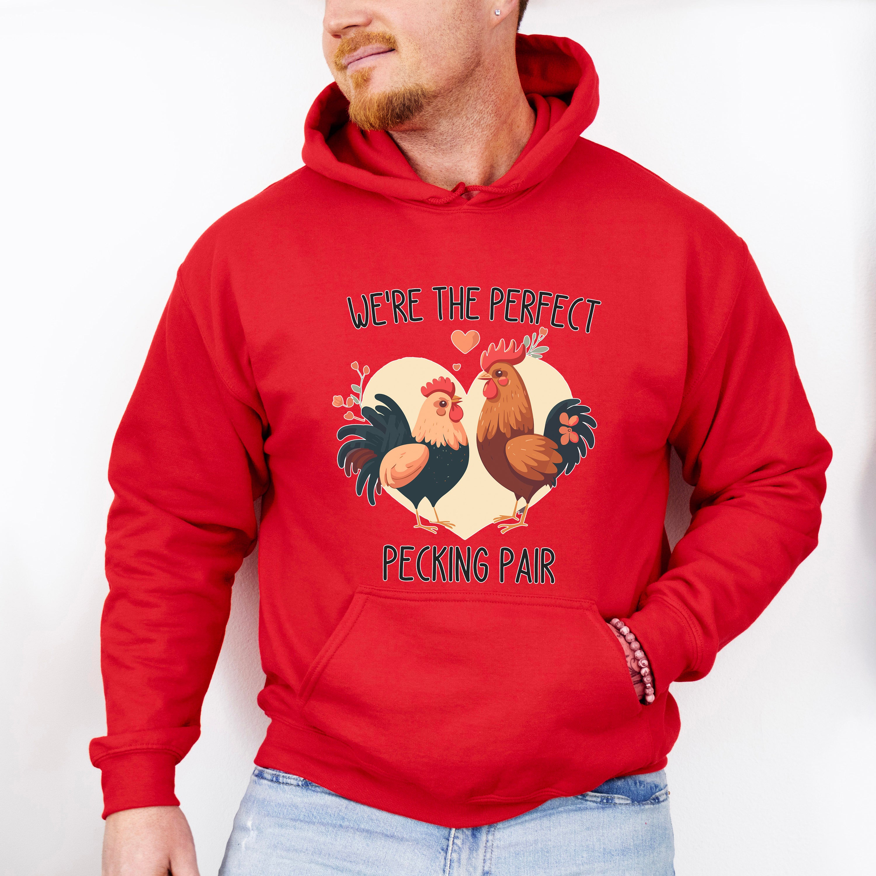 Perfect Pecking Pair Valentines Theme T-shirt, Hoodie, Sweatshirt