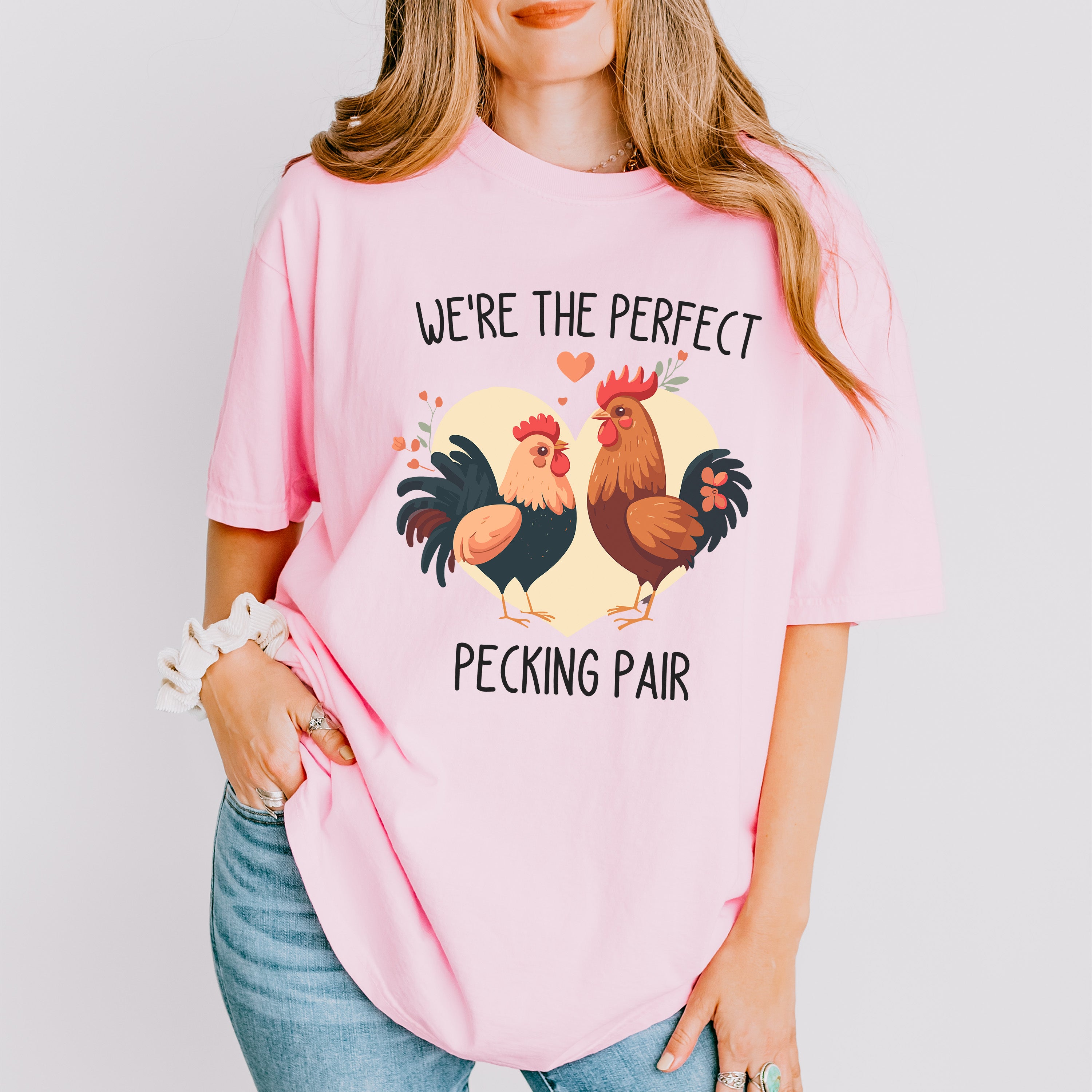 Perfect Pecking Pair Valentines Theme T-shirt, Hoodie, Sweatshirt