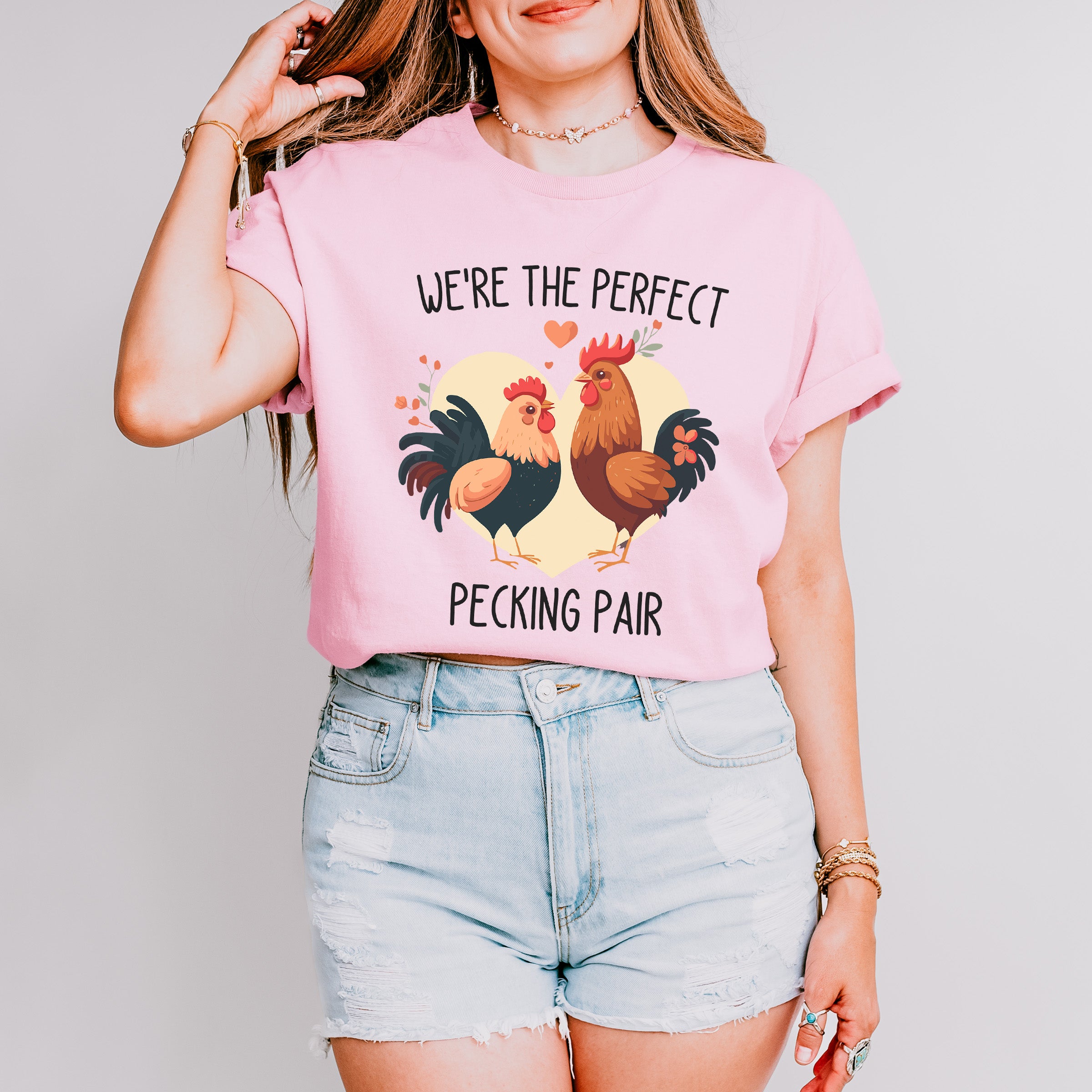 Perfect Pecking Pair Valentines Theme T-shirt, Hoodie, Sweatshirt