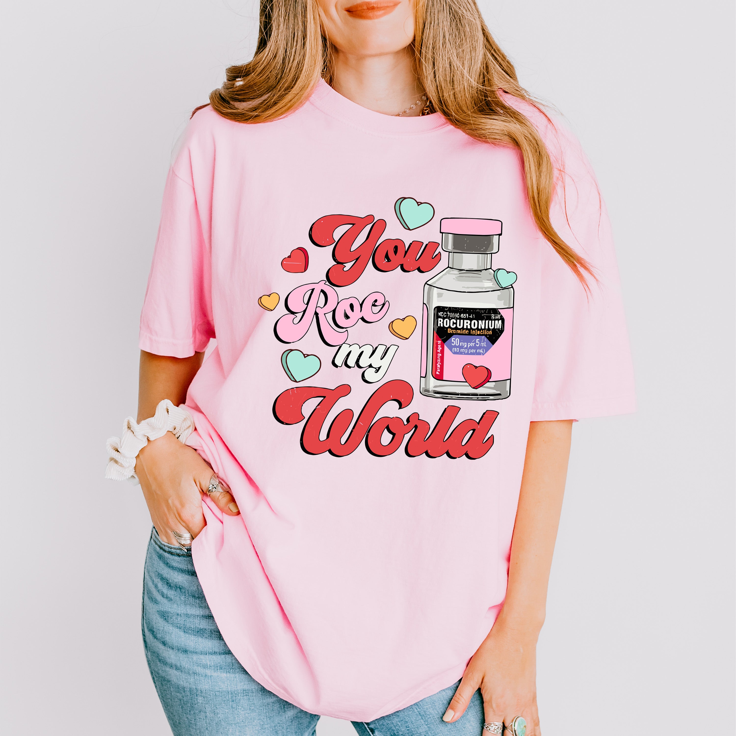You Roc My World Valentines Theme T-shirt, Hoodie, Sweatshirt
