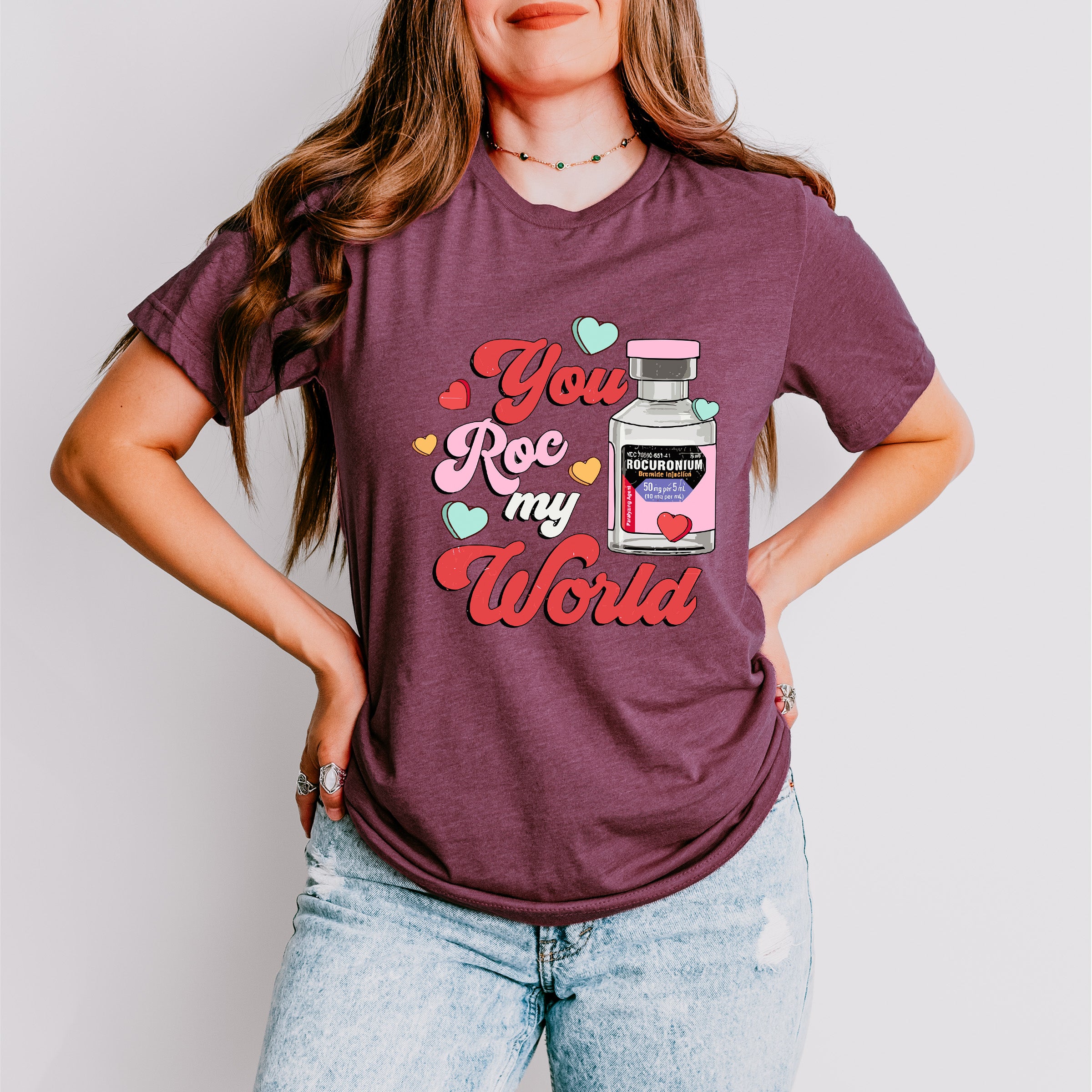 You Roc My World Valentines Theme T-shirt, Hoodie, Sweatshirt