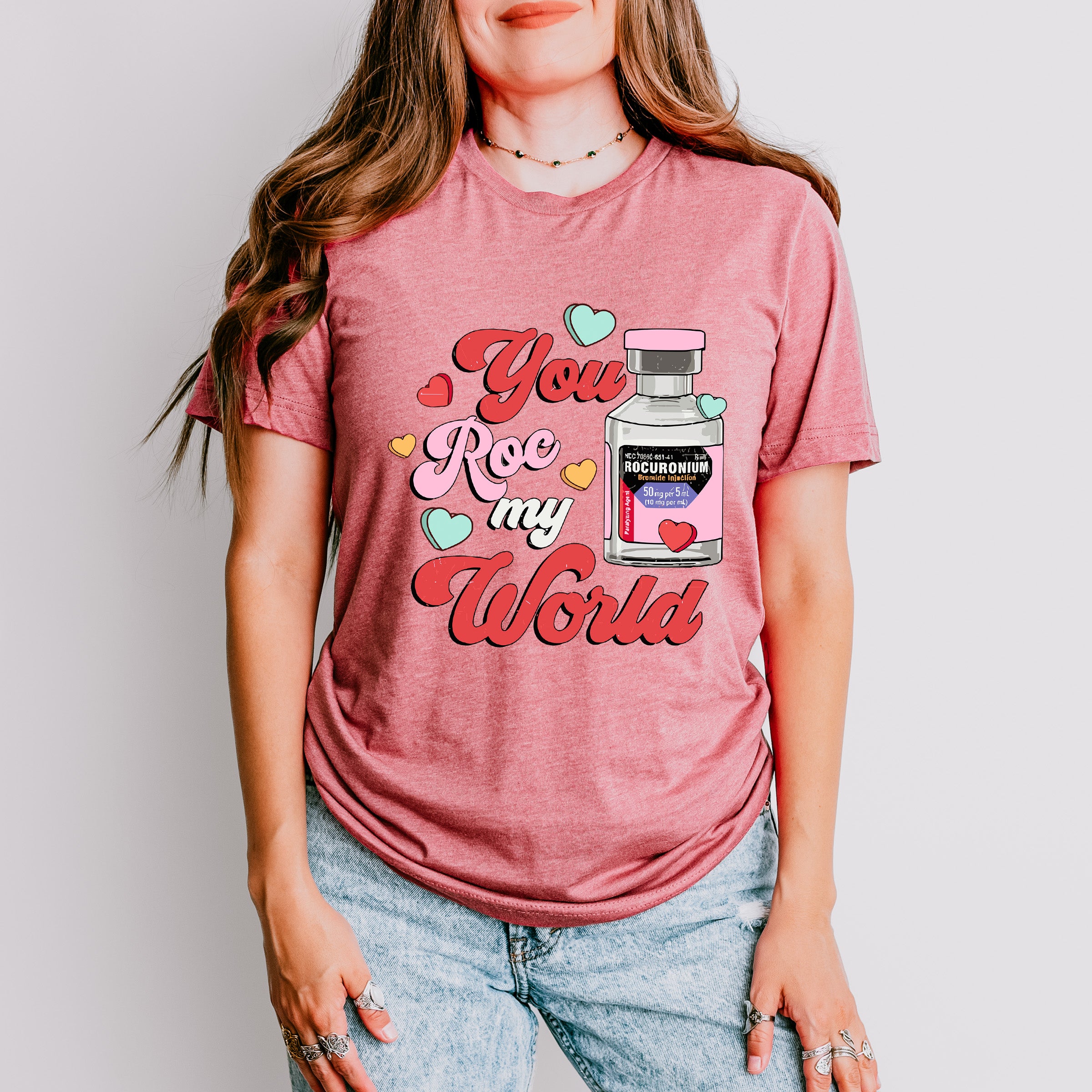 You Roc My World Valentines Theme T-shirt, Hoodie, Sweatshirt