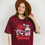 You Roc My World Valentines Theme T-shirt, Hoodie, Sweatshirt