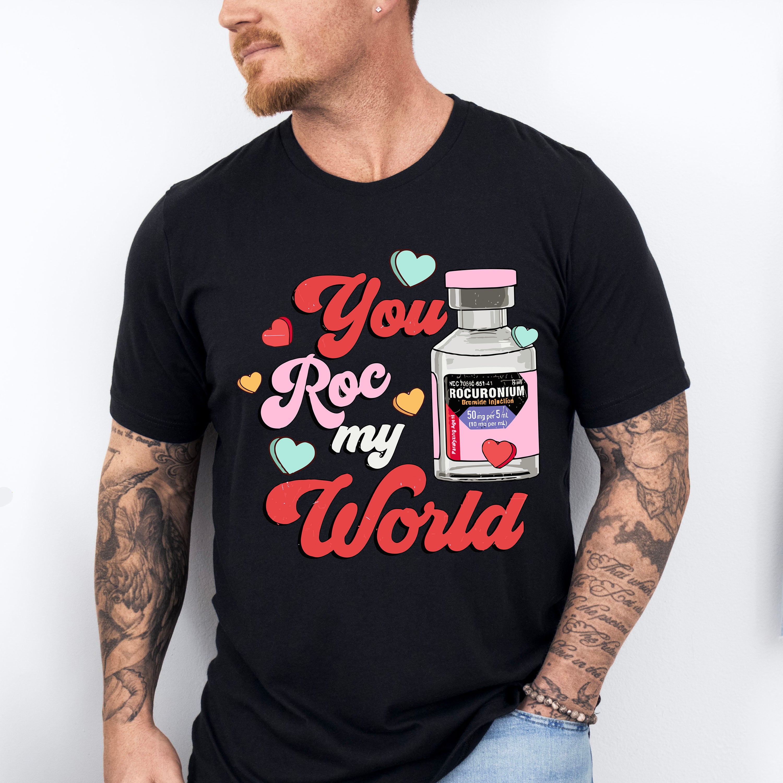 You Roc My World Valentines Theme T-shirt, Hoodie, Sweatshirt