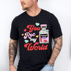 You Roc My World Valentines Theme T-shirt, Hoodie, Sweatshirt