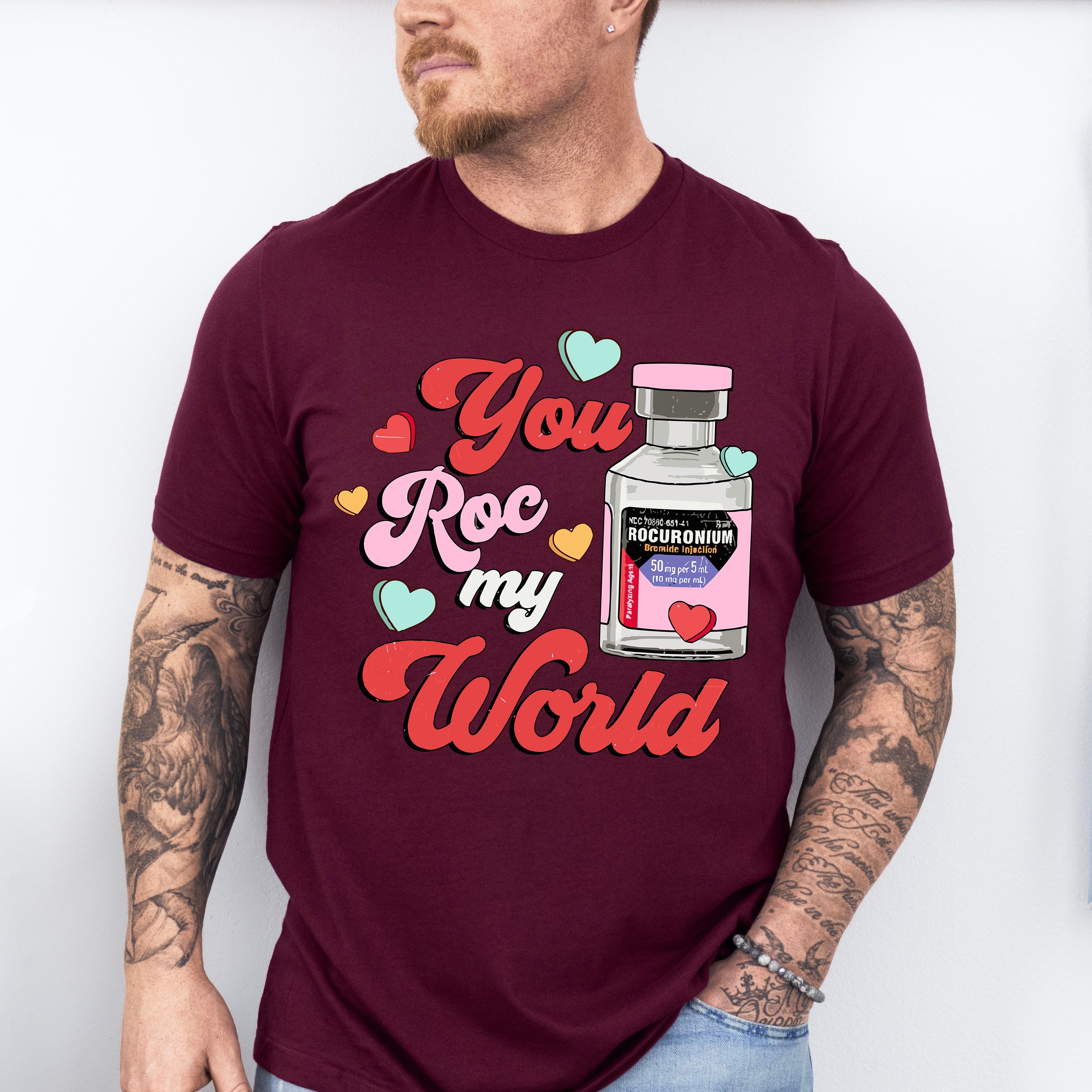 You Roc My World Valentines Theme T-shirt, Hoodie, Sweatshirt