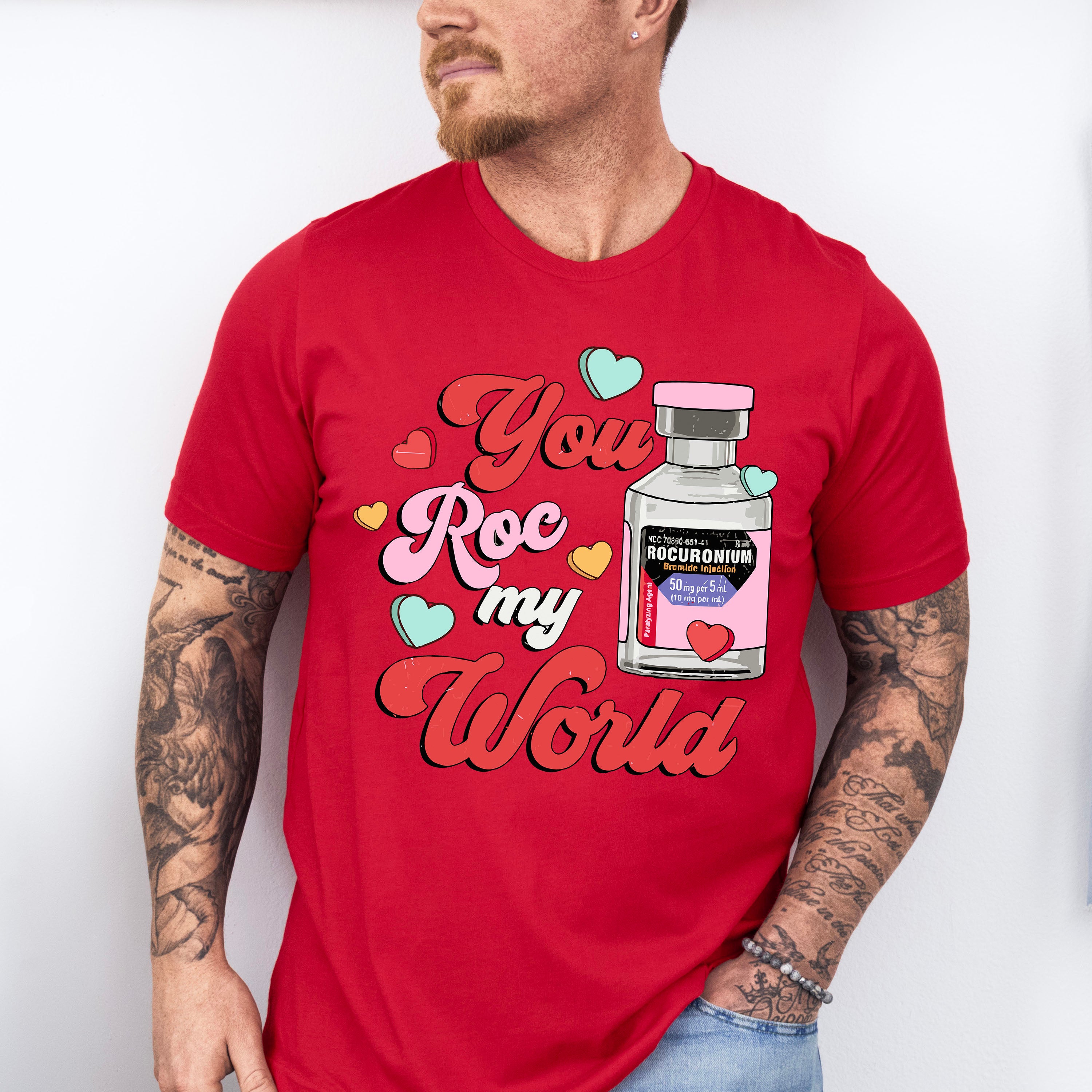 You Roc My World Valentines Theme T-shirt, Hoodie, Sweatshirt