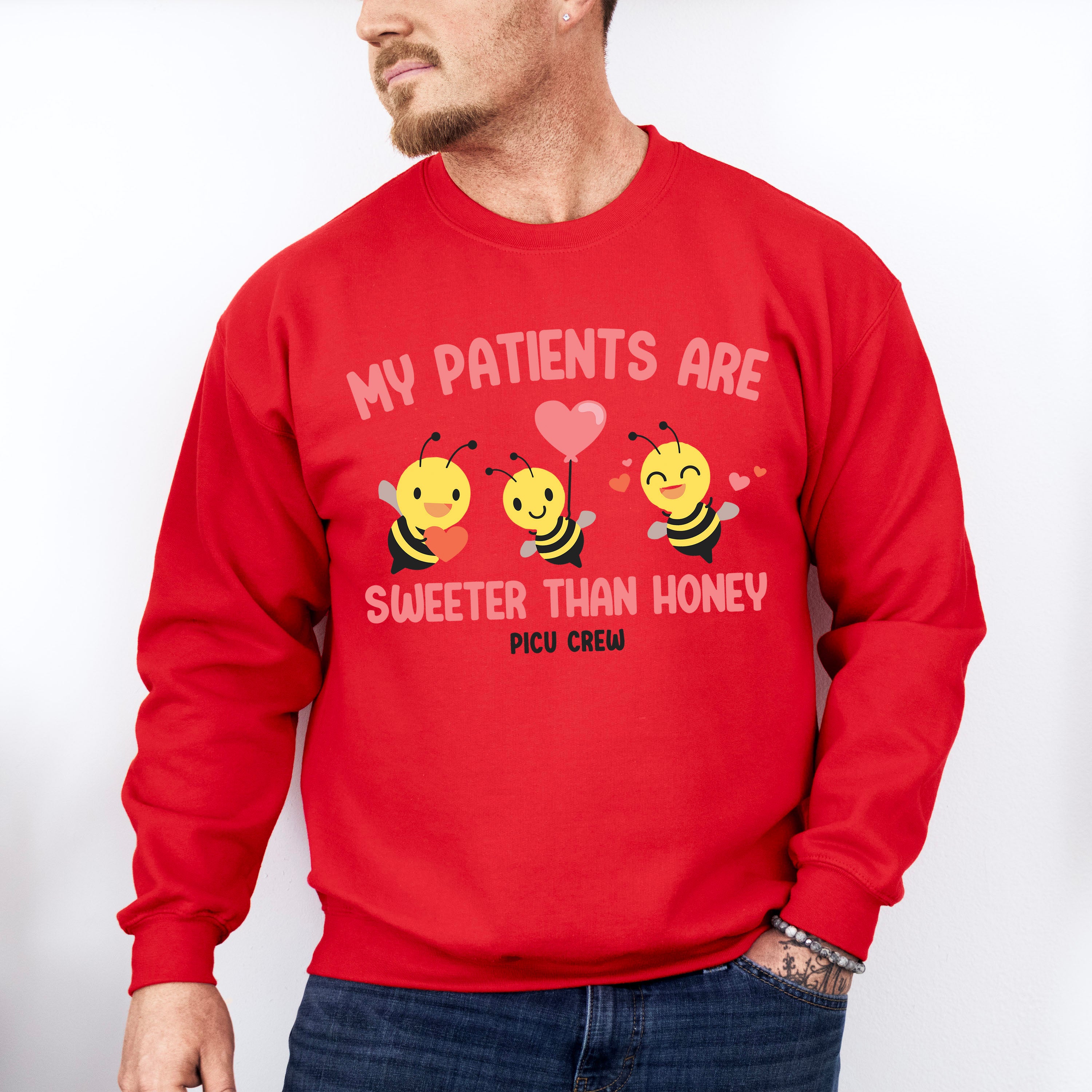 My Patients Are Sweeter Than Honey Valentines Theme T-shirt, Hoodie, Sweatshirt