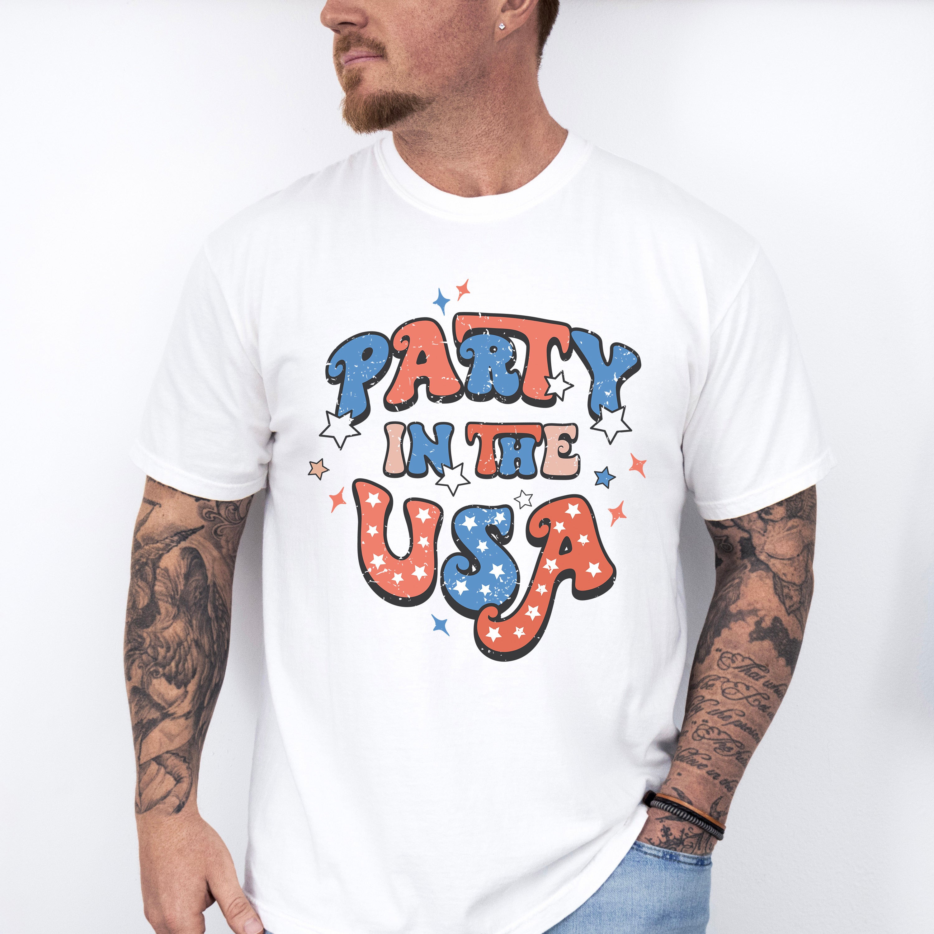 Party In The Usa 4Th Of July Unisex Crewneck T-Shirt Sweatshirt Hoodie
