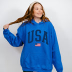 US Flag USA 4Th Of July Unisex Crewneck T-Shirt Sweatshirt Hoodie