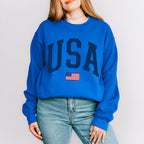 US Flag USA 4Th Of July Unisex Crewneck T-Shirt Sweatshirt Hoodie