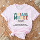 Vintage Nurse Noun Nurse Theme Unisex Crewneck T-Shirt Sweatshirt Hoodie