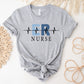 ER Nurse Heartbeat Nurse Theme Unisex Crewneck T-Shirt Sweatshirt Hoodie