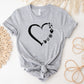 Heart Shape Vacation Theme Unisex Crewneck T-Shirt Sweatshirt Hoodie