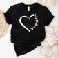 Heart Shape Vacation Theme Unisex Crewneck T-Shirt Sweatshirt Hoodie