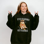 Even Baddies Get Saddies Fun Theme Unisex Crewneck T-Shirt Sweatshirt Hoodie