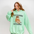 Even Baddies Get Saddies Fun Theme Unisex Crewneck T-Shirt Sweatshirt Hoodie