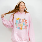 Here Comes The Sun Summer Theme Unisex Crewneck T-Shirt Sweatshirt Hoodie