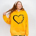 Heart Shape Camping Unisex Crewneck T-Shirt Sweatshirt Hoodie