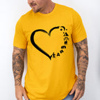 Heart Shape Camping Unisex Crewneck T-Shirt Sweatshirt Hoodie