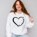 Heart Shape Camping Unisex Crewneck T-Shirt Sweatshirt Hoodie