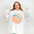 Forever Chasing Sunset Circle Design Summer Theme Unisex Crewneck T-Shirt Sweatshirt Hoodie