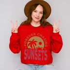 Palms Forever Chasing Sunset Summer Theme Unisex Crewneck T-Shirt Sweatshirt Hoodie