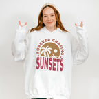 Palms Forever Chasing Sunset Summer Theme Unisex Crewneck T-Shirt Sweatshirt Hoodie
