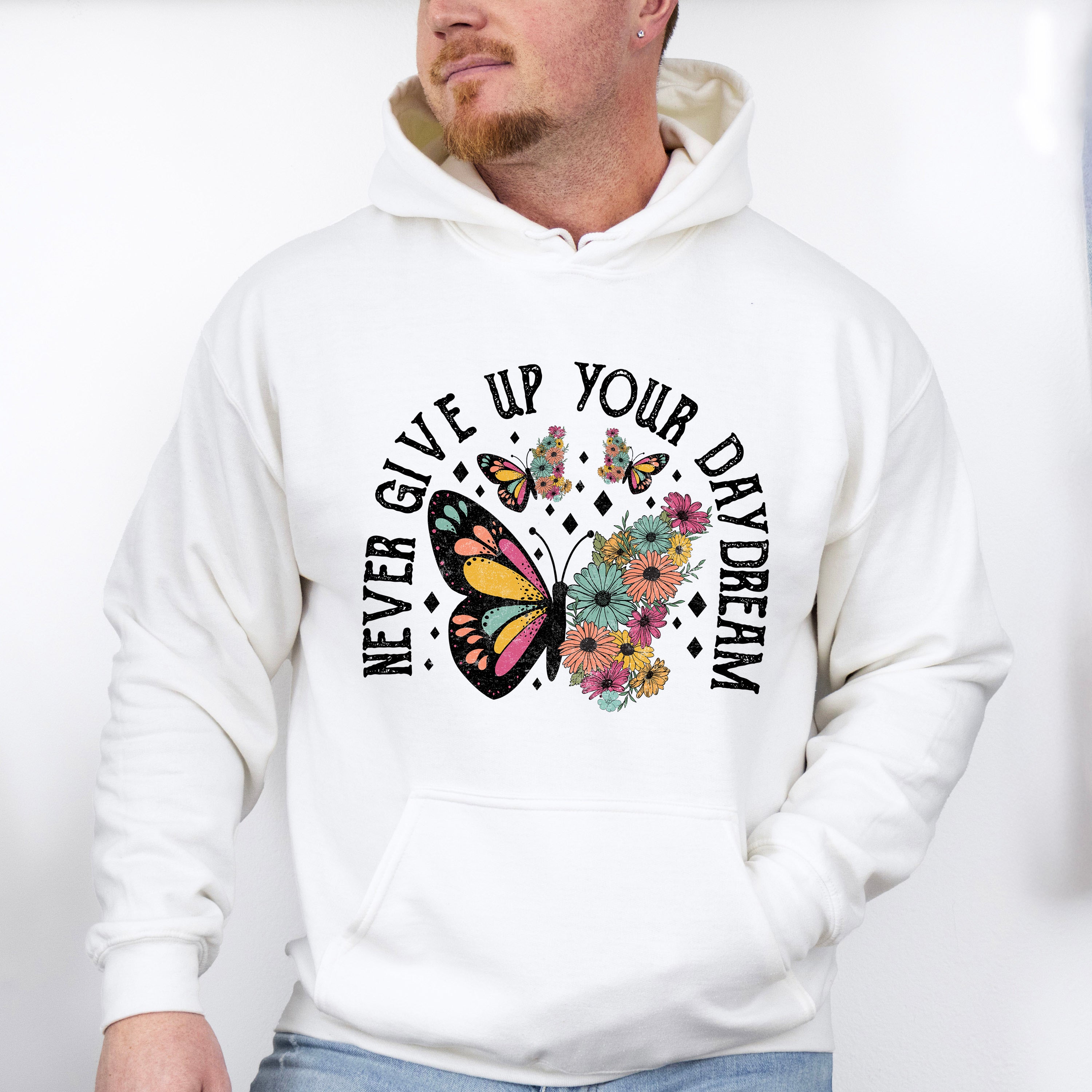 Never Give Up Your Dreams Mental Health Theme Unisex Crewneck T-Shirt Sweatshirt Hoodie