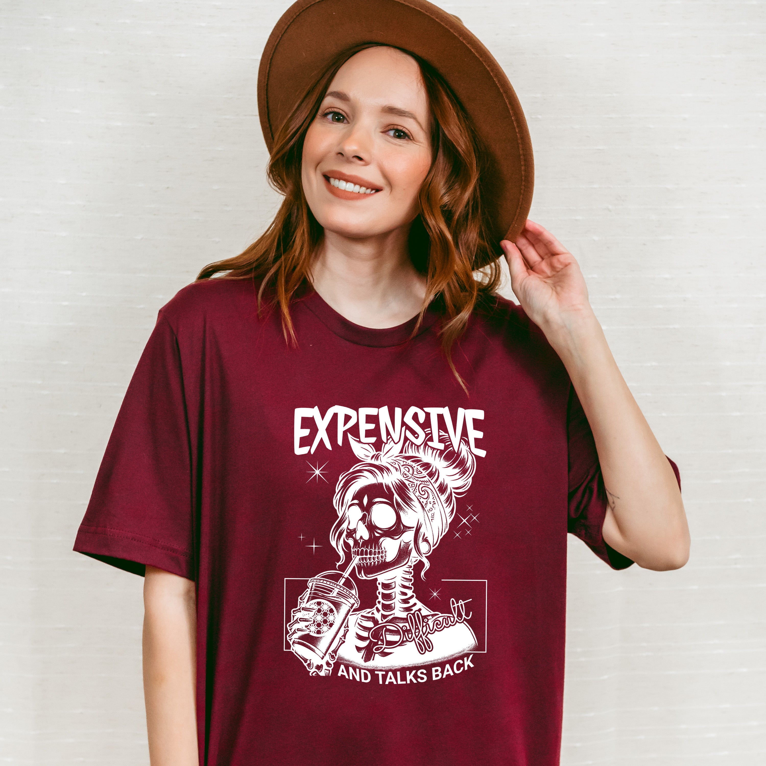 Expensive And Talks Back Valentines Day Theme Unisex Crewneck T-Shirt Sweatshirt Hoodie