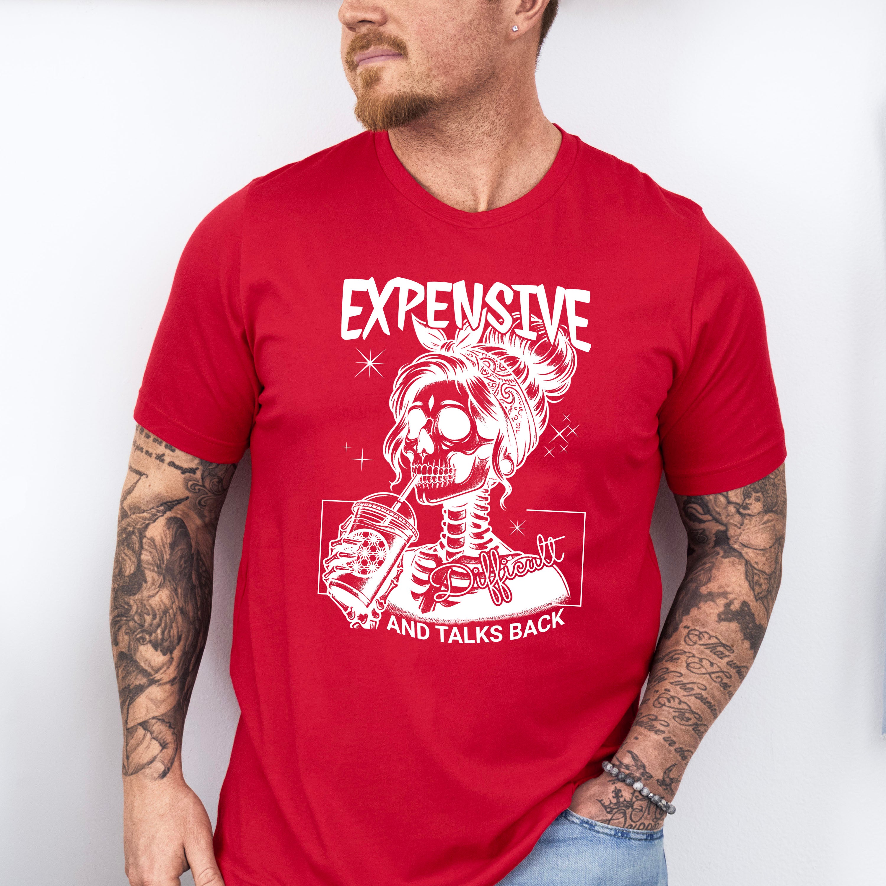 Expensive And Talks Back Valentines Day Theme Unisex Crewneck T-Shirt Sweatshirt Hoodie