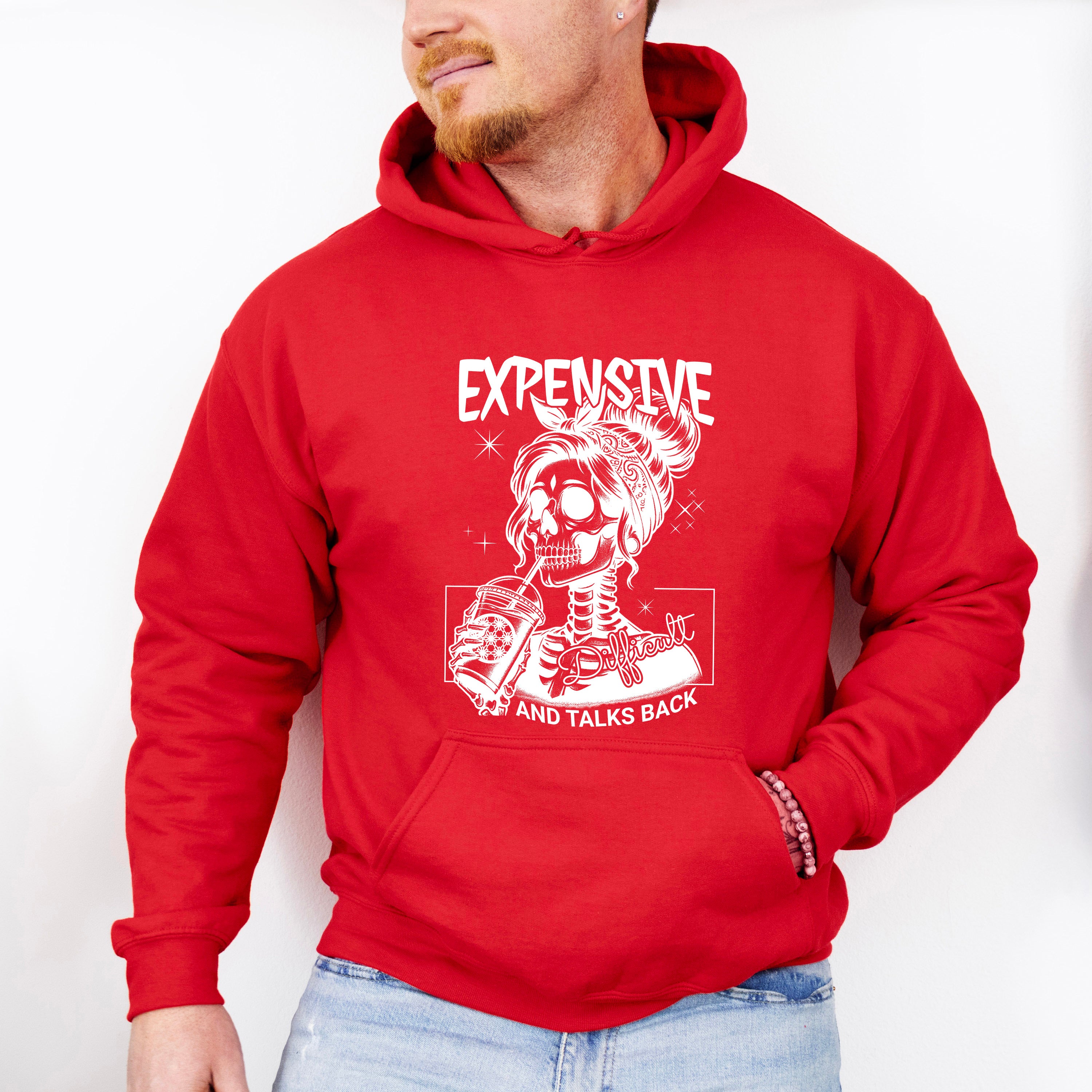 Expensive And Talks Back Valentines Day Theme Unisex Crewneck T-Shirt Sweatshirt Hoodie