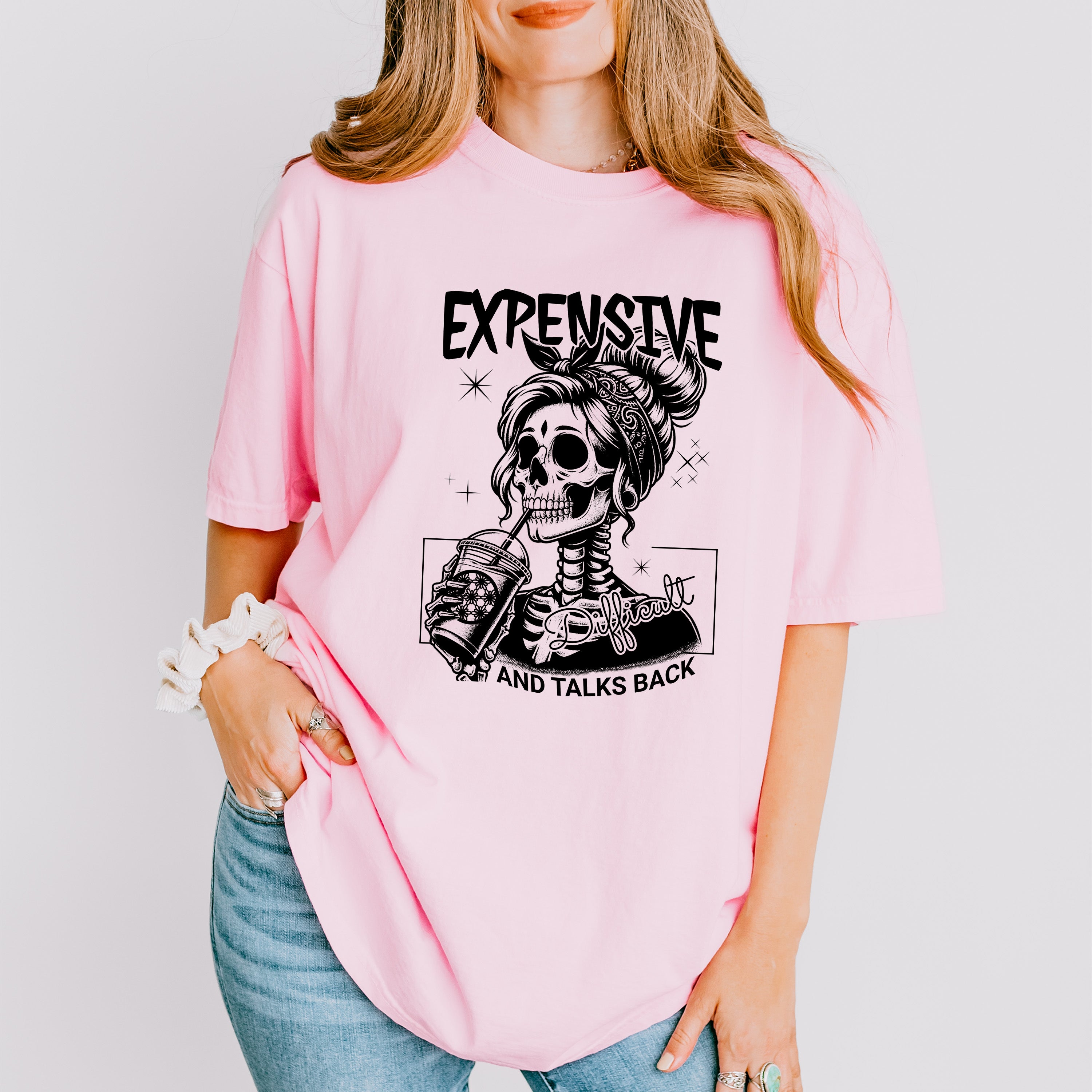 Expensive And Talks Back Valentines Day Theme Unisex Crewneck T-Shirt Sweatshirt Hoodie