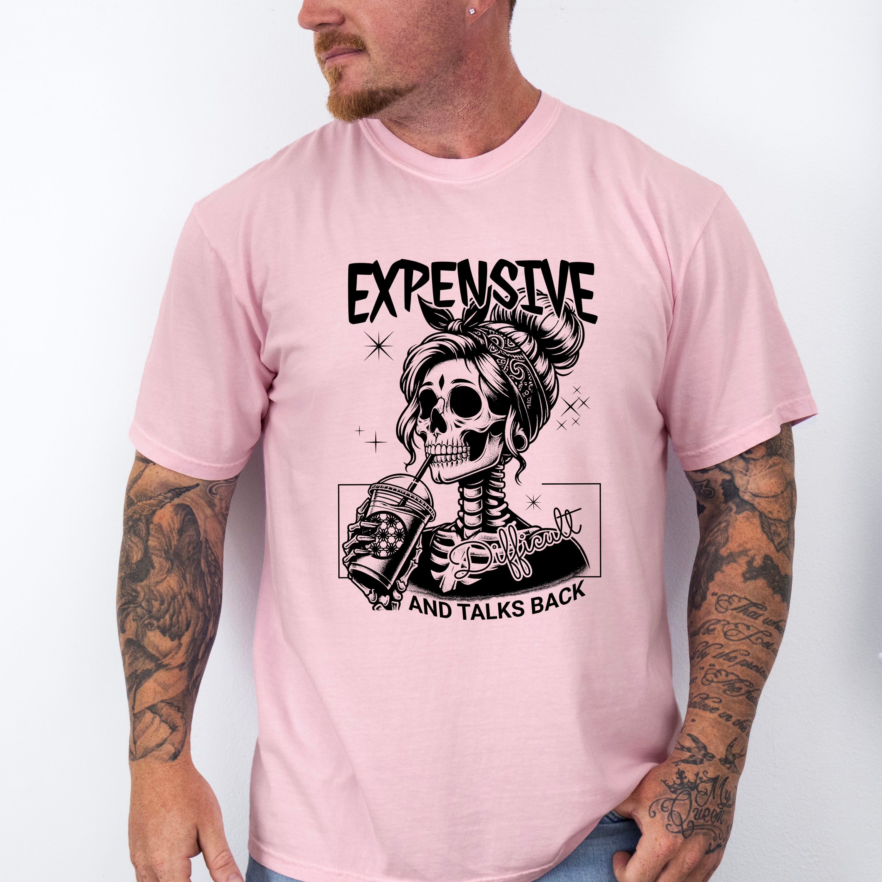 Expensive And Talks Back Valentines Day Theme Unisex Crewneck T-Shirt Sweatshirt Hoodie