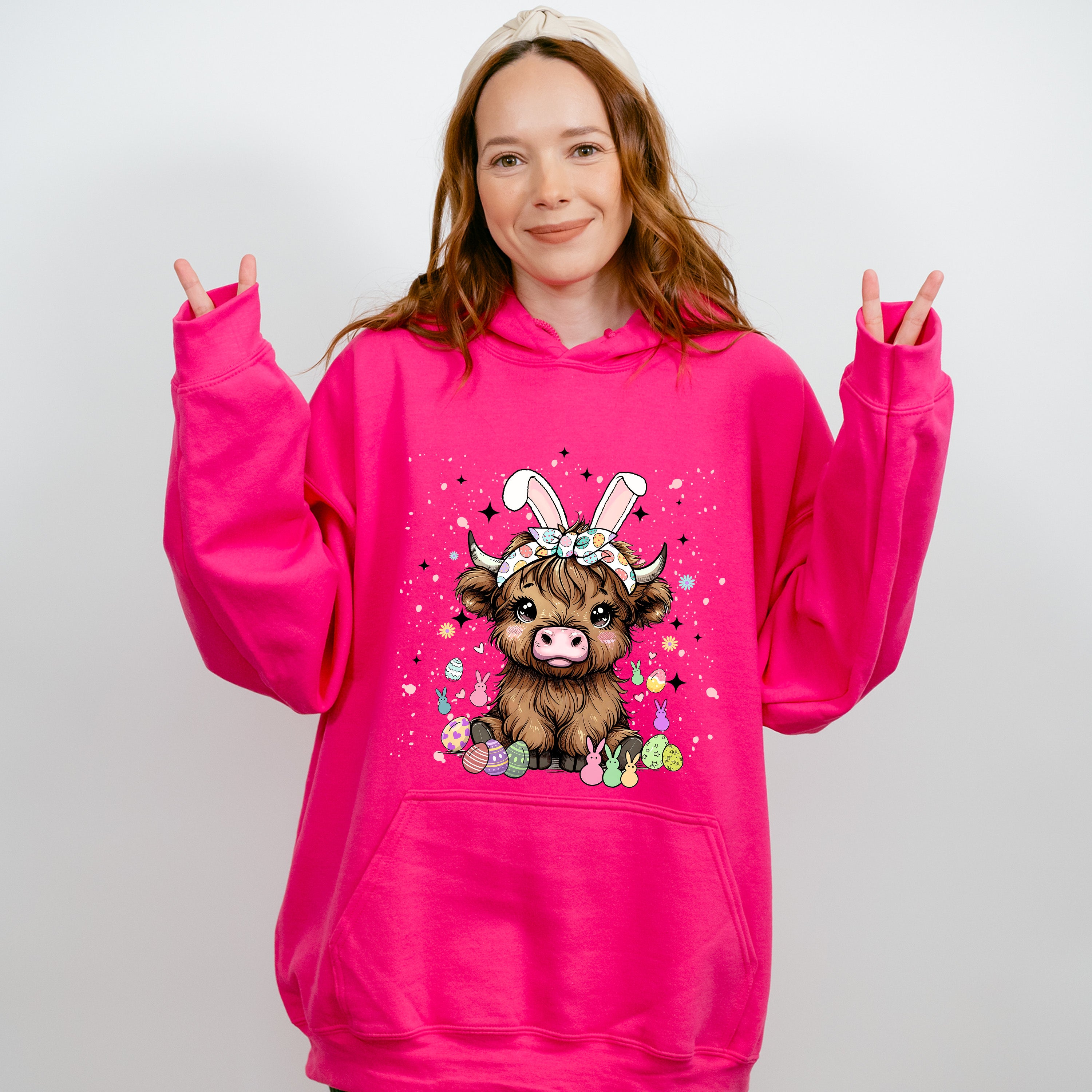 Cattle Easter Day Unisex Crewneck T-Shirt Sweatshirt Hoodie