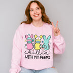 Nurse Bunnies Chillin Easter Day Unisex Crewneck T-Shirt Sweatshirt Hoodie