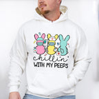 Nurse Bunnies Chillin Easter Day Unisex Crewneck T-Shirt Sweatshirt Hoodie