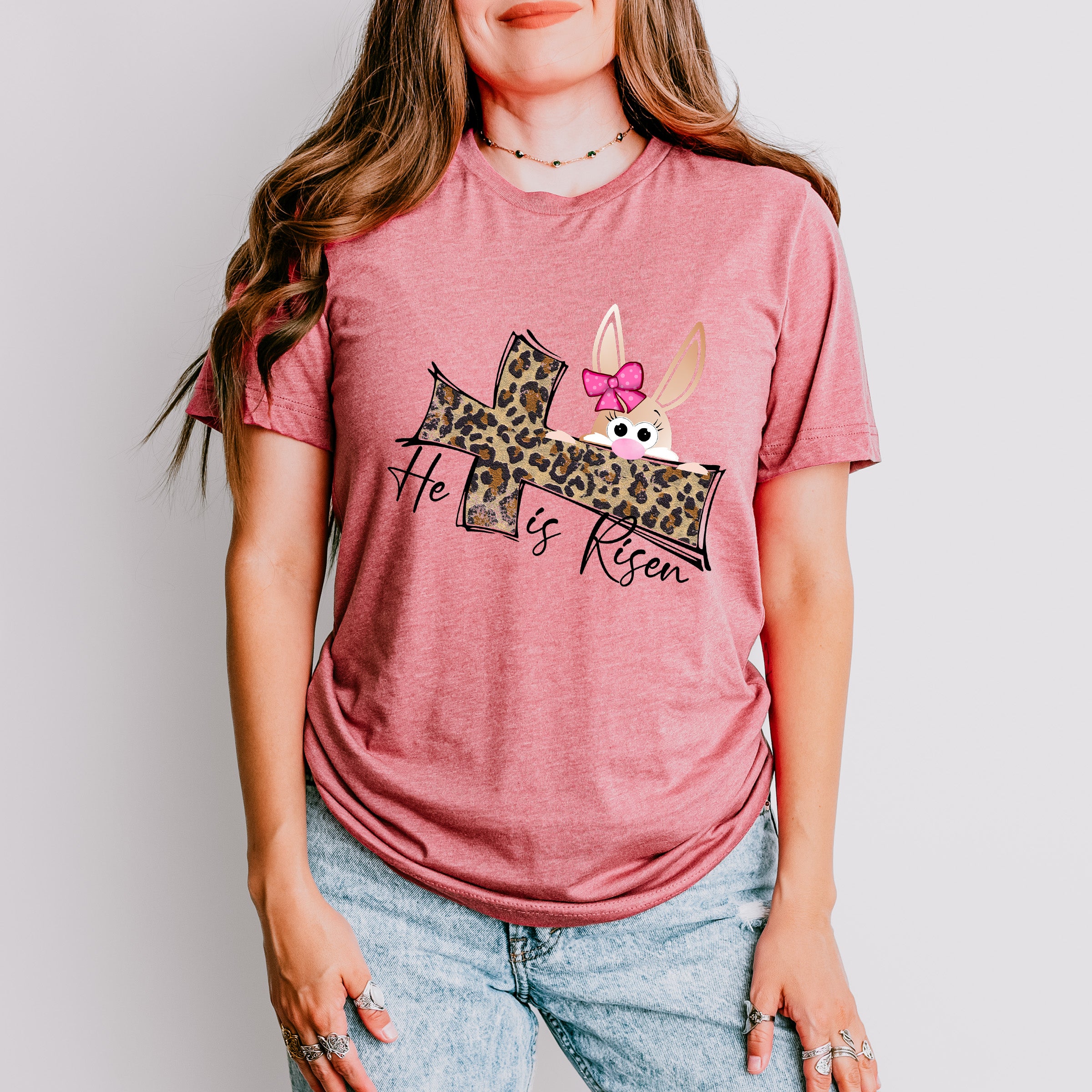 He Is Risen Easter Day Unisex Crewneck T-Shirt Sweatshirt Hoodie