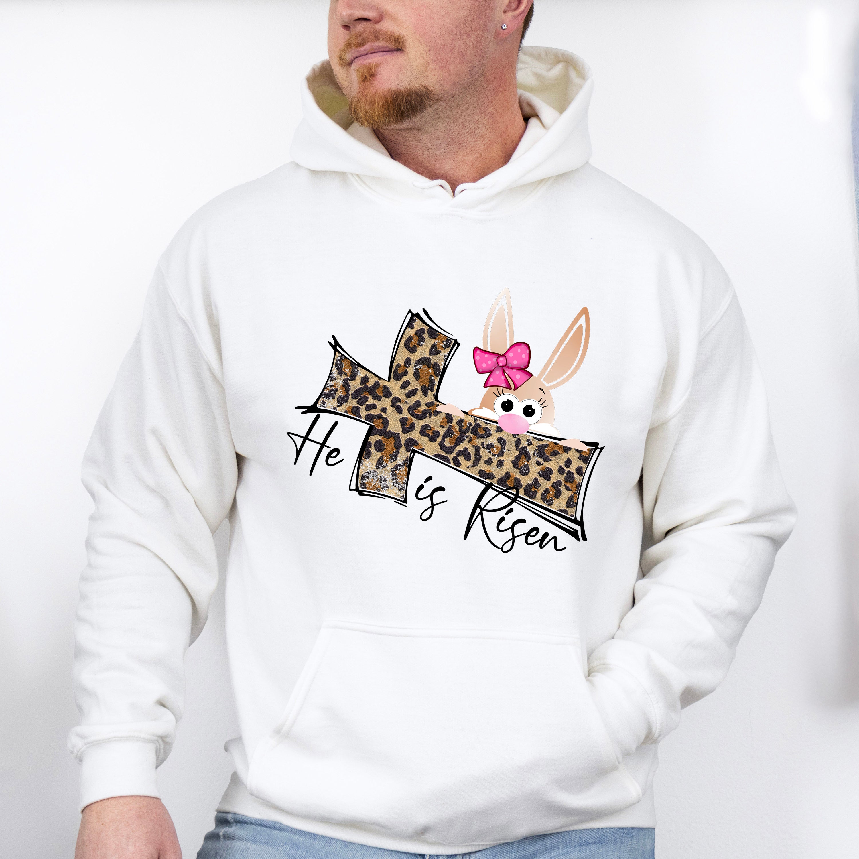 He Is Risen Easter Day Unisex Crewneck T-Shirt Sweatshirt Hoodie