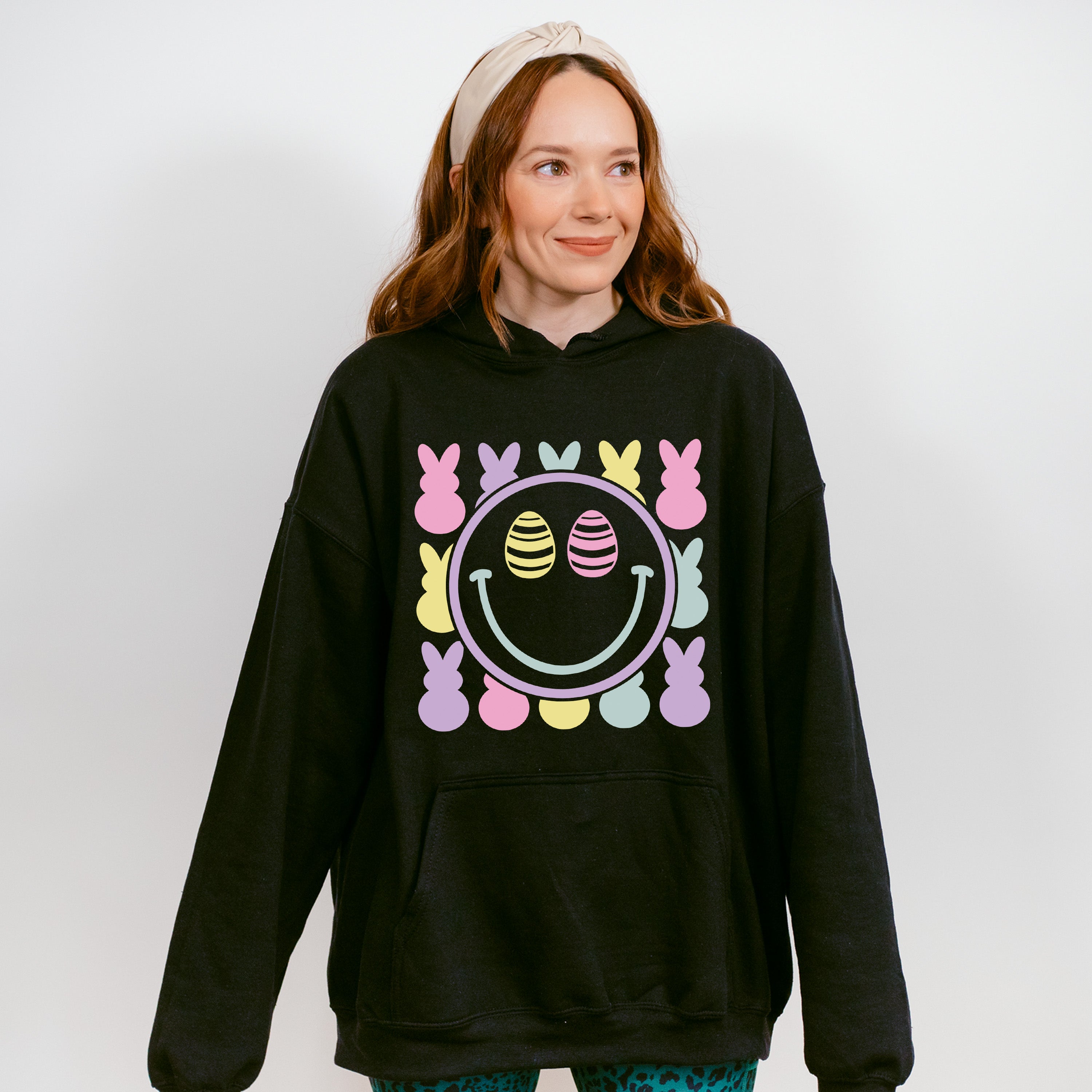 Smiley Easter Day Unisex Crewneck T-Shirt Sweatshirt Hoodie