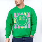 Smiley Easter Day Unisex Crewneck T-Shirt Sweatshirt Hoodie