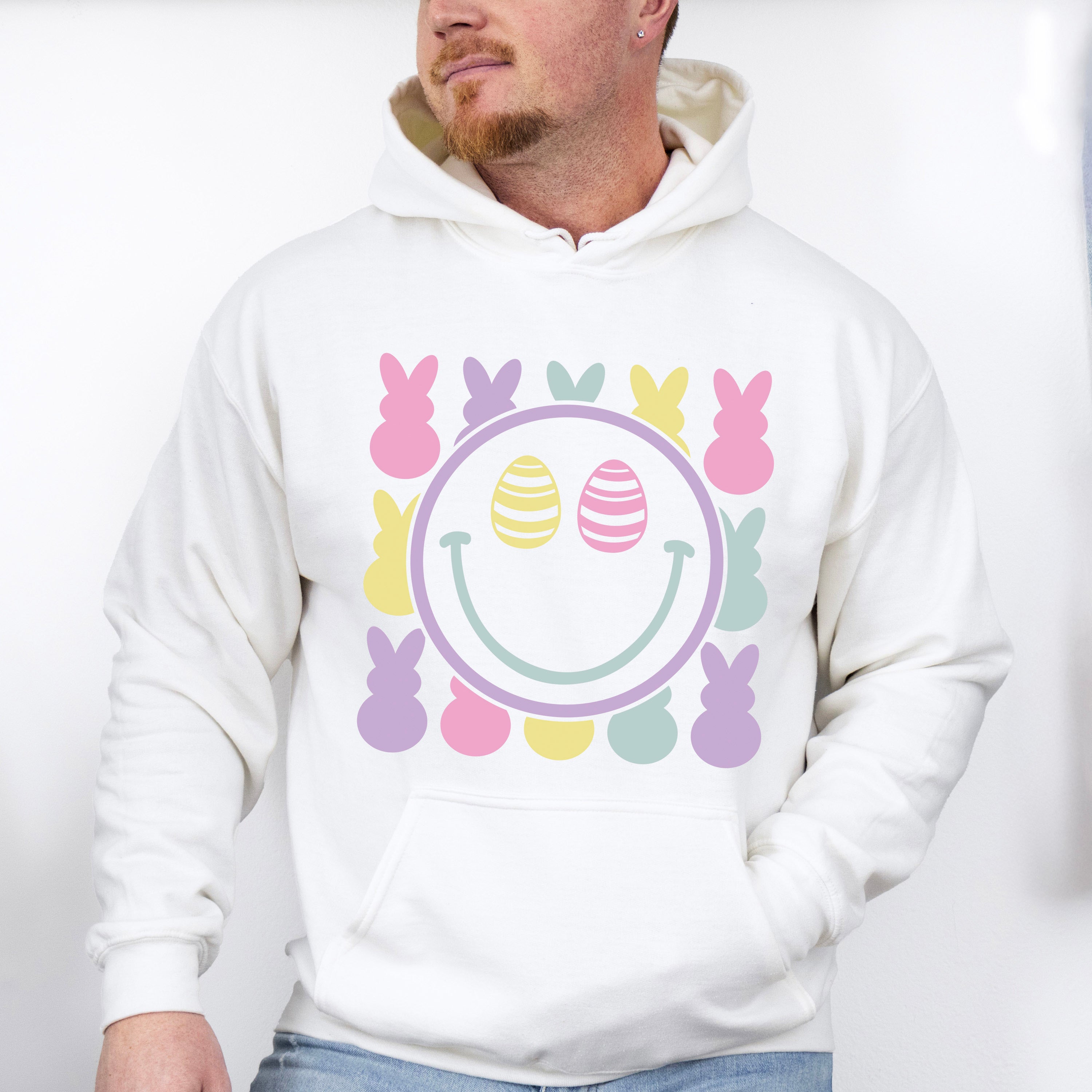Smiley Easter Day Unisex Crewneck T-Shirt Sweatshirt Hoodie