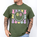 Smiley Easter Day Unisex Crewneck T-Shirt Sweatshirt Hoodie