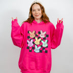 Bunny Heads Easter Day Unisex Crewneck T-Shirt Sweatshirt Hoodie