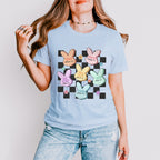 Bunny Heads Easter Day Unisex Crewneck T-Shirt Sweatshirt Hoodie