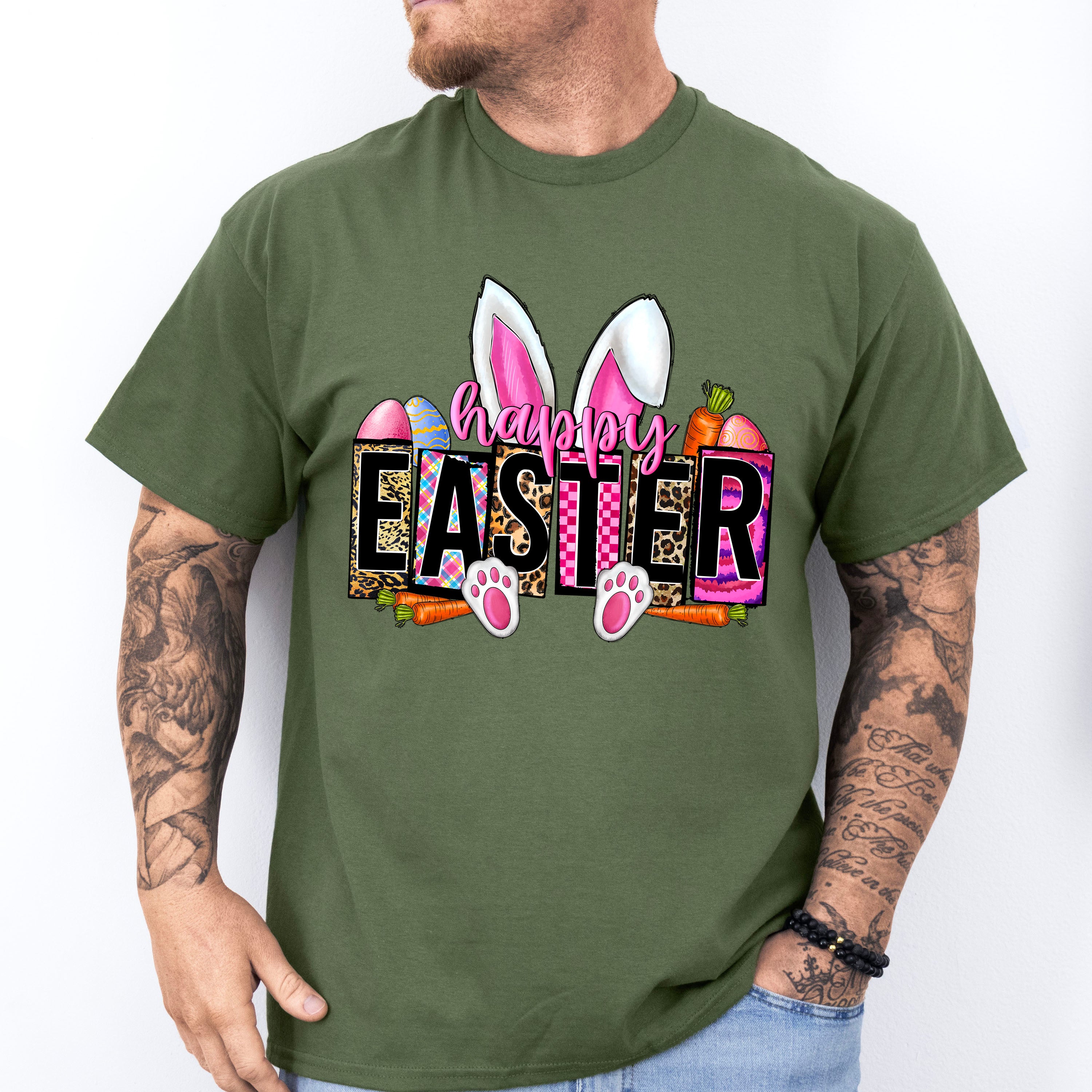 Happy Easter Easter Day Unisex Crewneck T-Shirt Sweatshirt Hoodie