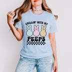 Chillin With My Peeps Easter Day Unisex Crewneck T-Shirt Sweatshirt Hoodie