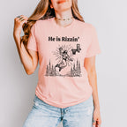 He Is Rizzin Easter Day Unisex Crewneck T-Shirt Sweatshirt Hoodie