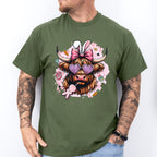 Bunny Ears Cattle Easter Day Unisex Crewneck T-Shirt Sweatshirt Hoodie