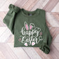 Happy Easter Bunny Easter Day Unisex Crewneck T-Shirt Sweatshirt Hoodie